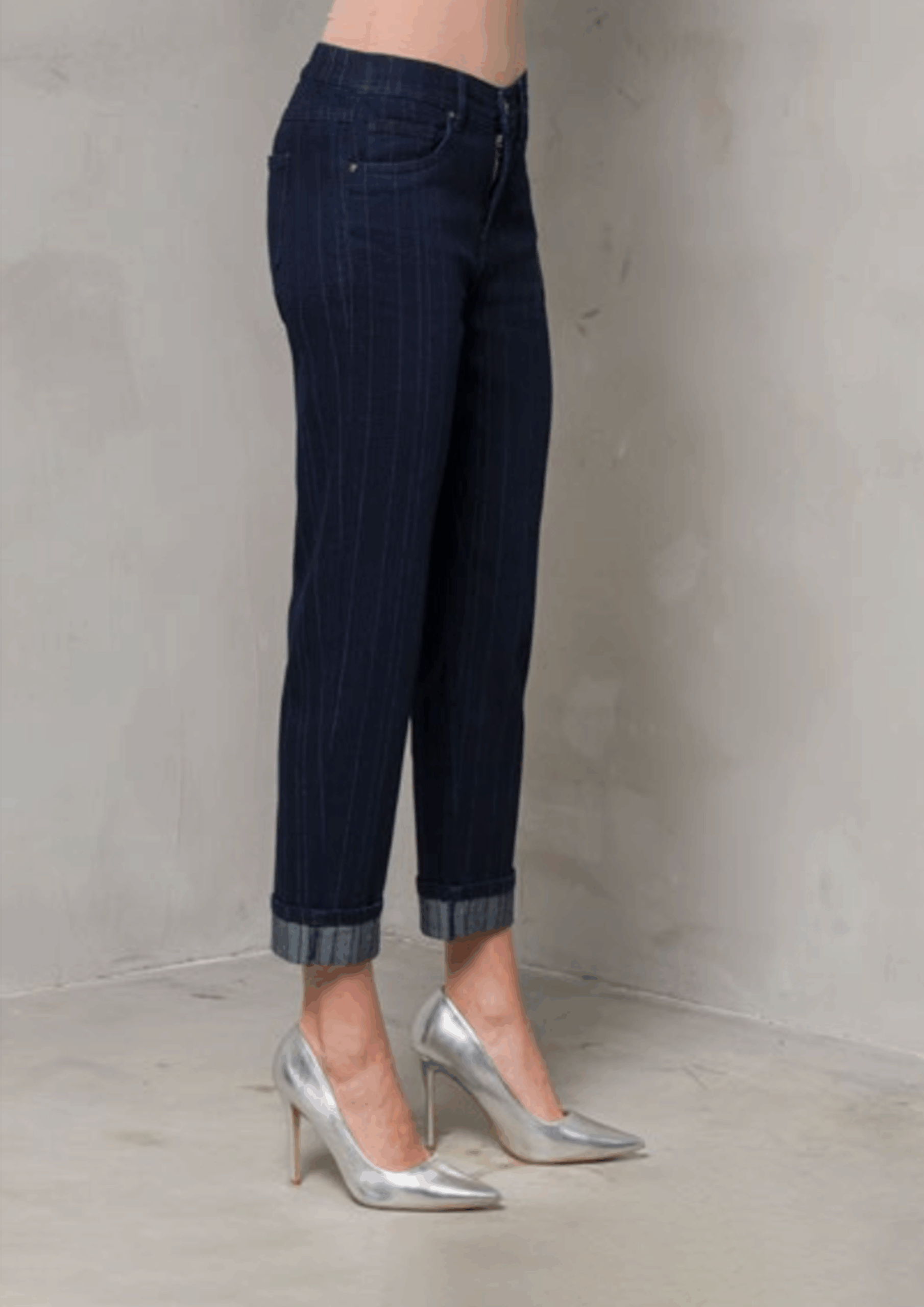 Jeans Blue Gessato - immagine 2