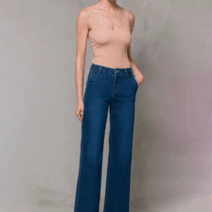 Jeans Palazzo Blu Denim