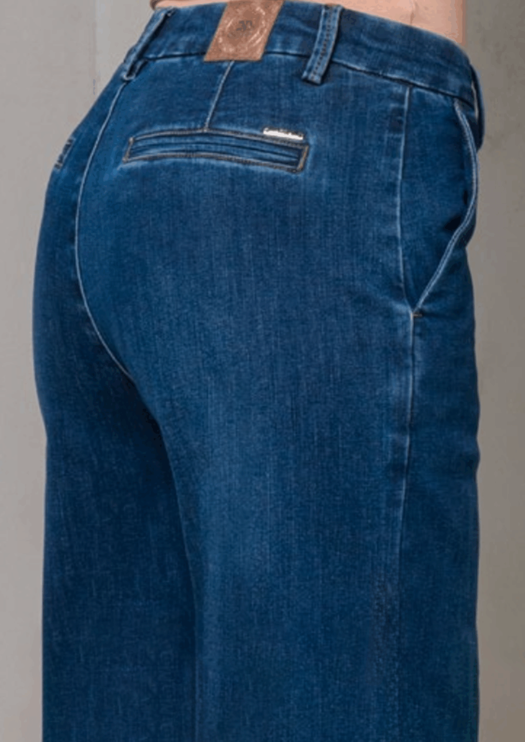 Jeans Palazzo Blu Denim - immagine 3